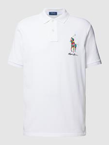 Polo Ralph Lauren Classic-Fit Piqué-Poloshirt mit Big Pony - White - L
