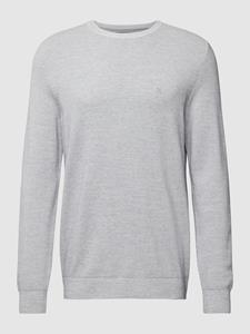 Marc O'Polo Gebreide pullover met labelstitching