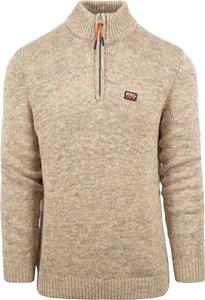 New zealand auckland NZA Half Zip Trui Thames Beige