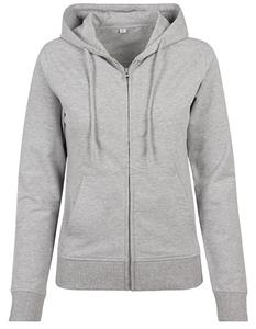 Build Your Brand Kleding Build Your Brand BY069 Ladies` Terry Zip Hoody