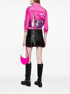 Louis Vuitton pre-owned cropped bomber jacket - Roze