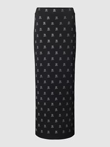 REVIEW Maxi-jurk met all-over logo met strass-steentjes, model 'RHINESTON'