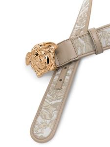 Versace Barocco La Medusa leather belt - Beige
