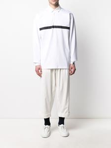 Mackintosh Sweater met horizontale streep - Wit