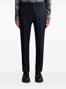 ETRO jacquard tapered-leg trousers - Zwart