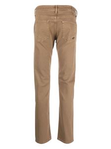 Incotex mid-rise straight-leg jeans - Bruin