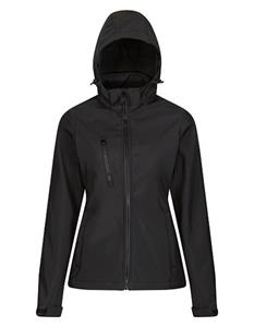 Regatta Werkkleding Regatta RG702 Womens Venturer 3-layer Printable Hooded Softshell Jacket