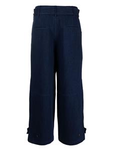 Manuel Ritz straight-leg cotton cargo jeans - Blauw