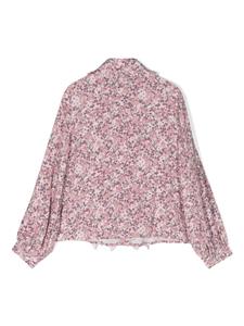 Simonetta Shirt met bloemenprint - Roze