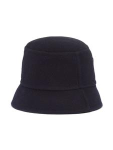 Prada velour cloth bucket hat - Blauw