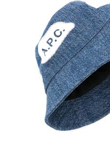 APC Vissershoed met logoprint - Blauw