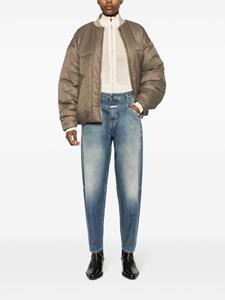 Closed X-Lent mid-rise tapered jeans - Zwart