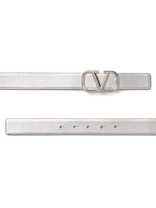 Valentino VLogo Signature omkeerbare riem - Zilver