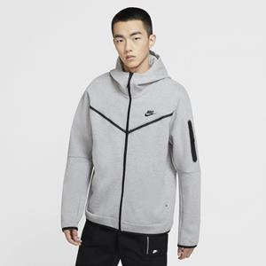 NIKE Sportswear Tech Fleece Kapuzenjacke Herren 063 - dk grey heather/black