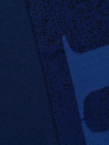 Lanvin logo-jacquard wool scarf - Blauw