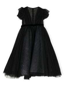 MARCHESA KIDS COUTURE crystal-embellished tulle gown - Zwart