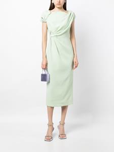 Rachel Gilbert Gedrapeerde mini-jurk - Groen