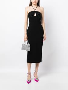 Rachel Gilbert Midi-jurk met halternek - Zwart