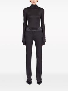 Ferragamo Tuxedo straight-leg tailored trousers - Zwart