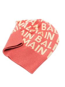 Balmain Kids Sokken met logoprint - Rood
