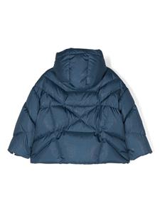 Khrisjoy Kids Khriskid hooded padded jacket - Blauw