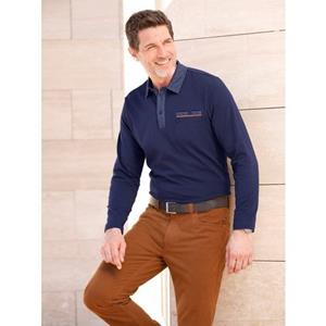 Marco Donati Poloshirt "Langarm-Poloshirt", (1 tlg.)