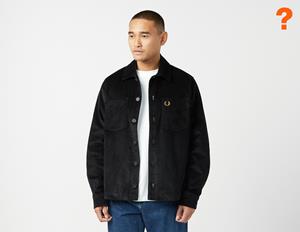 Fred Perry Corduroy Overshirt, Black