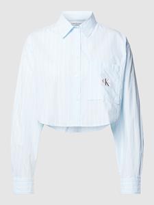Calvin Klein Jeans Korte blouse met labelpatch