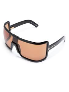 TOM FORD Eyewear shield-frame tinted-lenses sunglasses - Zwart