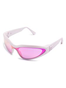 Karl Lagerfeld shield-frame sunglasses - Roze