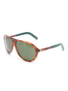Moncler Eyewear Roque pilot-frame sunglasses - Groen