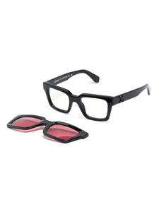 Off-White Arrows square-frame sunglasses - BLACK RED
