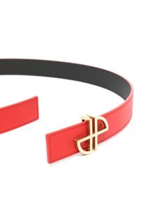 Patou JP-buckle leather belt - Rood