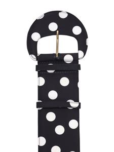 Carolina Herrera Polka-Dot Demi Lune belt - Zwart