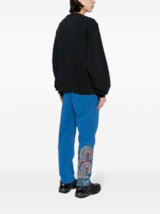 Maharishi dragon-print cotton trousers - Blauw