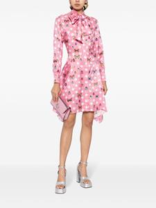 Versace Mini-jurk met print - Roze