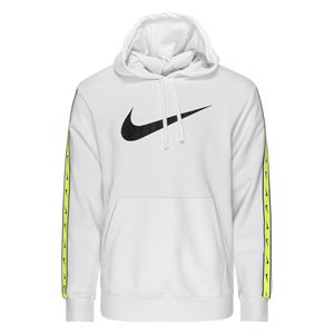Nike Hoodie NSW Repeat Fleece - Wit/Zwart/Groen