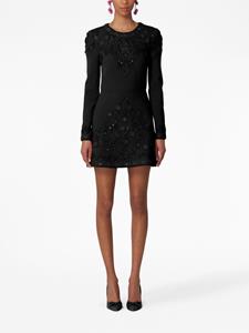 Carolina Herrera sequin-embellished minidress - Zwart