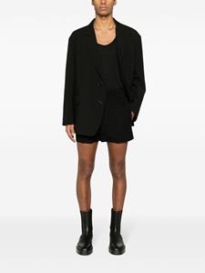 SAPIO Wollen shorts - Zwart