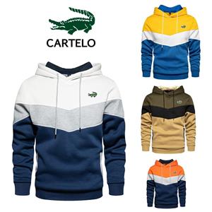 CARTELO New High Quality Brand Men's Hoodie Embroidery Autumn and Winter Hip-hop Street Hooded Sweater Couple Hoodie
