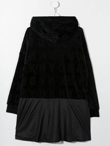 Dkny Kids Hoodie-jurk met logoband - Zwart