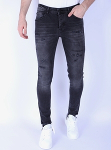Local Fanatic Ripped jeans voor slim fit met stretch 1104