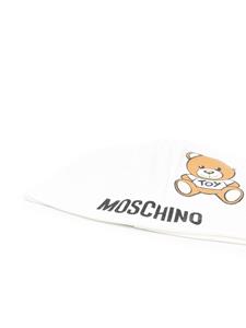 Moschino Kids Muts met teddybeerprint - Wit