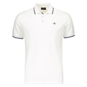 Duetz 1857  Polo Quick-dry Stretch Met Accent Wit - XXL - Heren