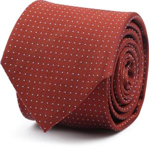 Suitable Krawatte Seide Punkte Ziegel -