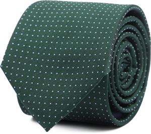 Suitable Krawatte Seide Punkte Dunkelgrün -