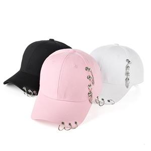 YZ Household Iron Ring Fashion Baseball Cap Casual Dad Hat Cool Hip Hop Snapback Caps