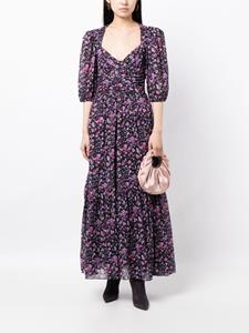 MARANT ÉTOILE Midi-jurk met bloemenprint - Veelkleurig