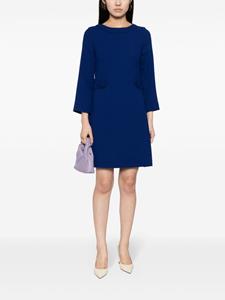 JANE Scout wool-crepe minidress - Blauw