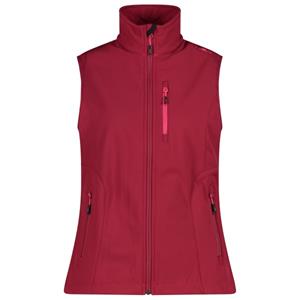 CMP  Women's Vest Softshell - Softshellbodywarmer, rood